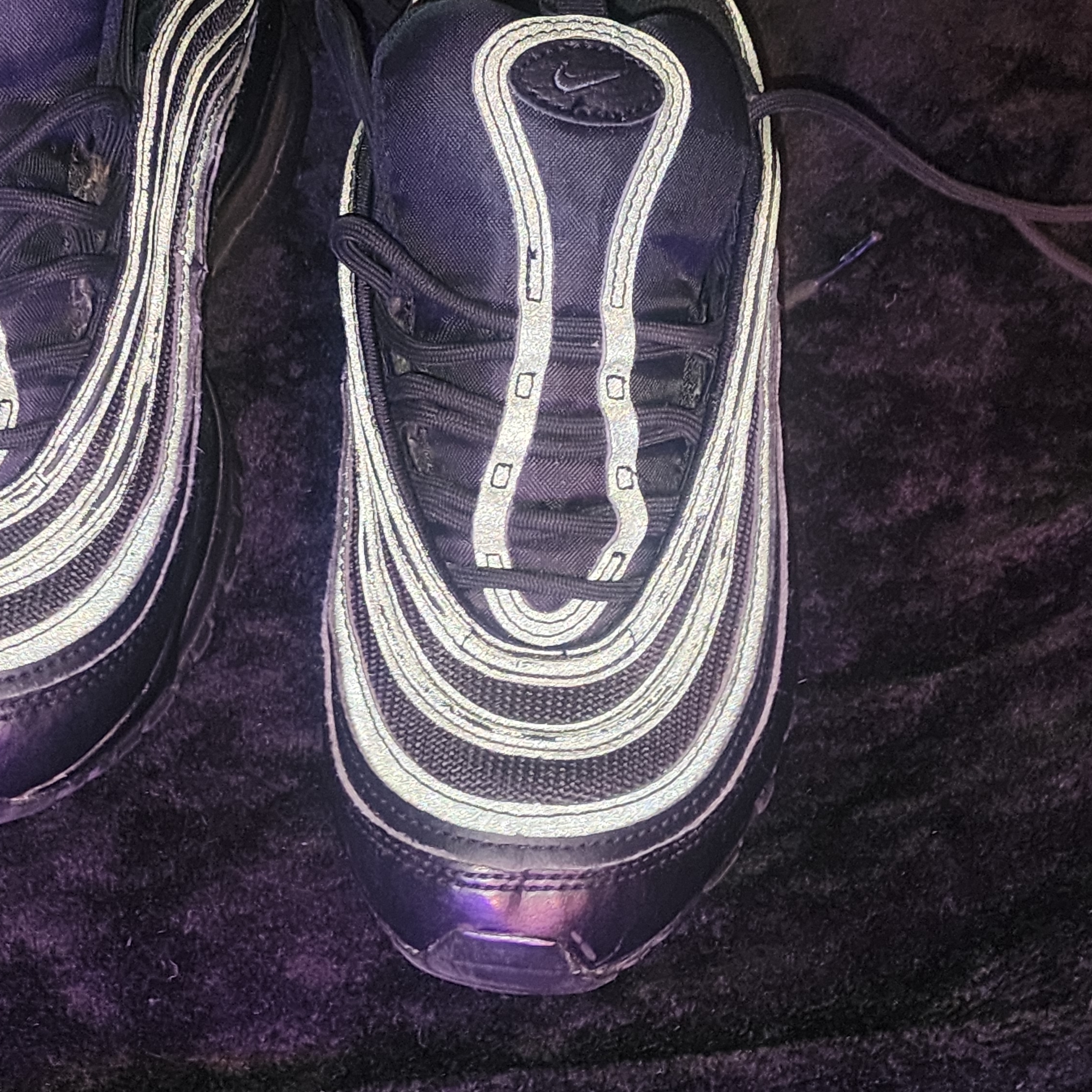 Nike Black And Silver Sneakers